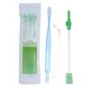 Escova de dentes de esponja médica descartável, cotonete de sucção para UTI, cuidados orais, sistema de escova de dentes de sucção de uso único, higiene oral