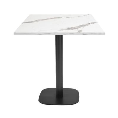 Table 70 X 70 Cm - Round Model White Marble