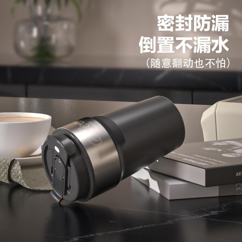 High-value thermos cup Office light luxury high-end water cup Business activities Double drinking cup