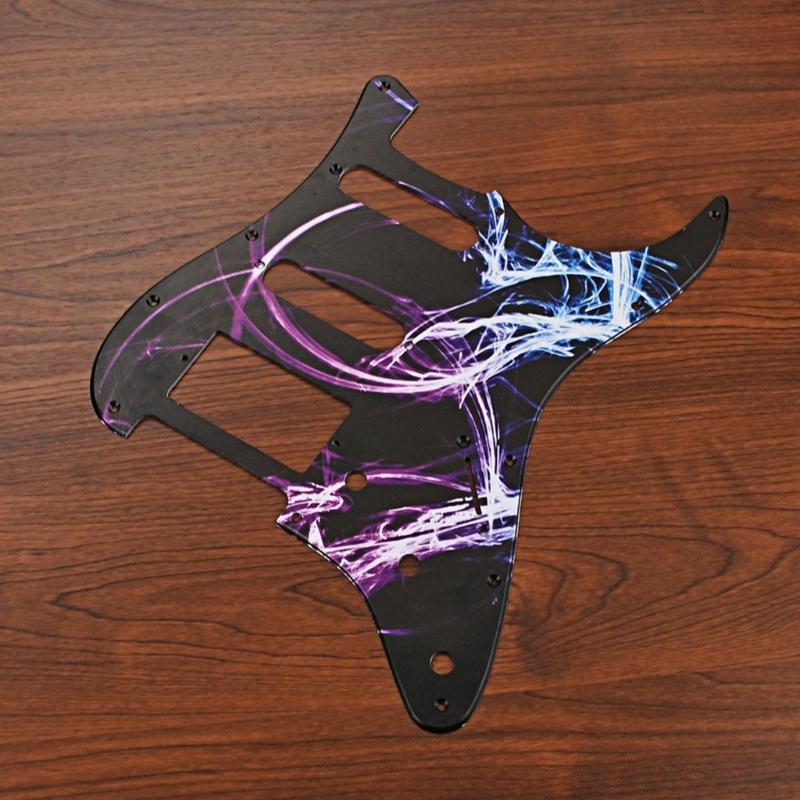 3 Ply 11 Holes Guitar Bass Pickguard Scratch Plate Pick Guards for 4 String Standard Bass Guitar Musical Instrument Part