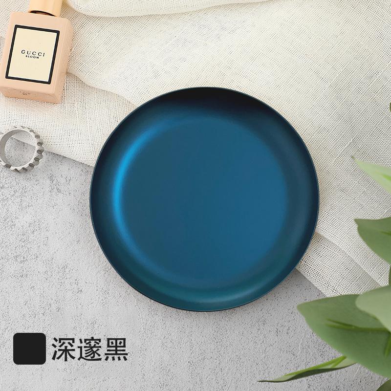 1Pc Light Luxury Nordic Style Metal Tray for Jewelry Dressing Table Bedside Table Dresser Table Jewel Holder Ornament Decoration