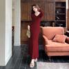 High-Quality Autumn Winter Knit Fishtail Sweater Dress