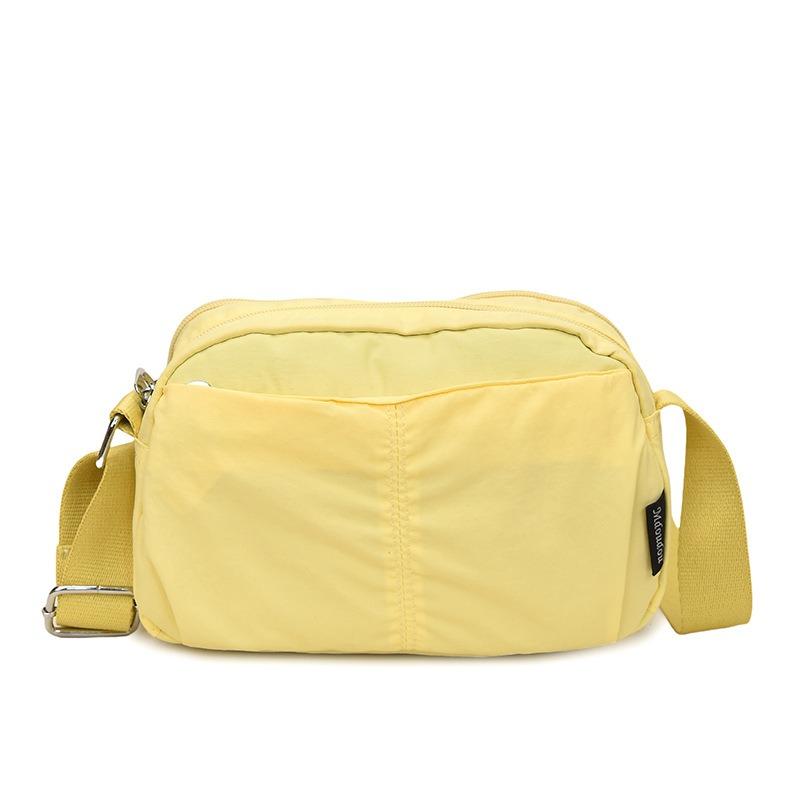 Men's and Women's Fashion Lightweight Satchel New Nylon Small Square Bag Outdoor Travel Play Shoulder Oblique Span Bag