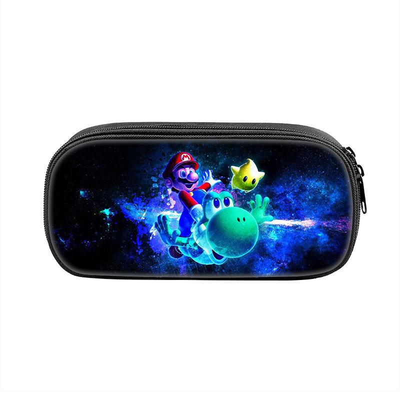 Super Mario Bros Pencil Case With Nylon Material For Students And Kids
