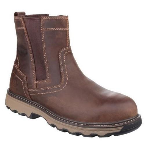 Caterpillar Unisex Pelton Safety Leather Boots