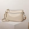 100% Genuine Leather Women Crossbody Shoulder Bags 2026 Luxury Solid Color Cow Leather Handbag High Quality Female Messenger Sac