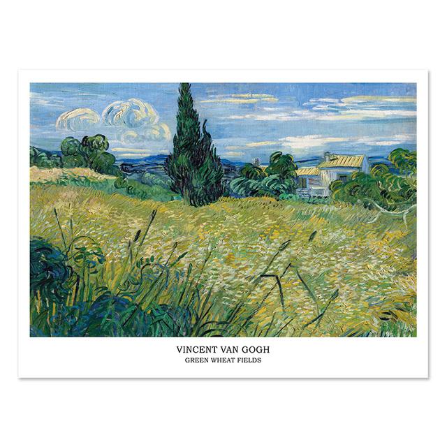 Van Gogh Matisse Picasso William Poster Printing Room Decoration Abstract Canvas Painting Living Room Flower Wall