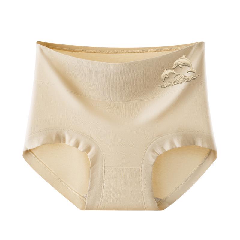 Sealed High-Waisted Women's Modal Underwear: Antibacterial Cotton Crotch, Tummy Control, Butt-Lifting Triangle Panties