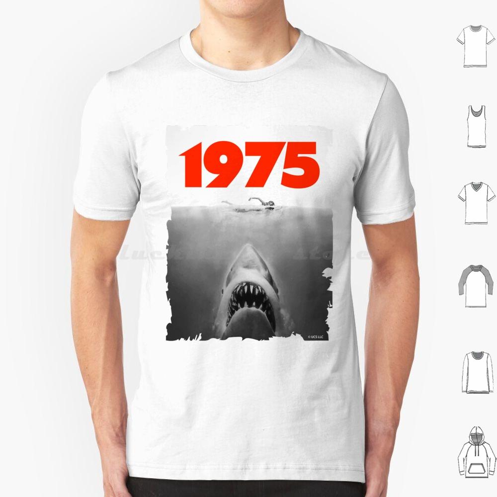 Jaws 1975 Fan Art T Shirt 6xl Cotton Cool Tee Jaws Jaws Movie 70s Old Movies Classic Classic Movies Movie Jaws 1975 1975 1970 S