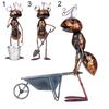 Ant Display Mold Decorative Interesting Exquisite Wrought Iron Ant Garden Statue