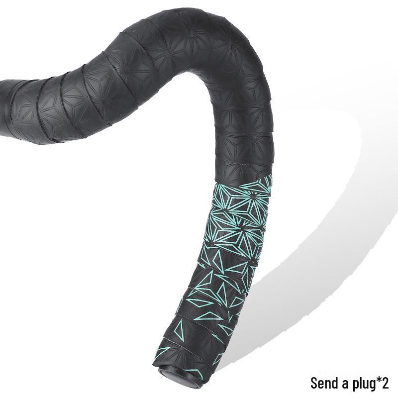 Chrysanthemum Shock-Absorbing Non-slip Silicone Handlebar Tape for Mountain & Road Bikes