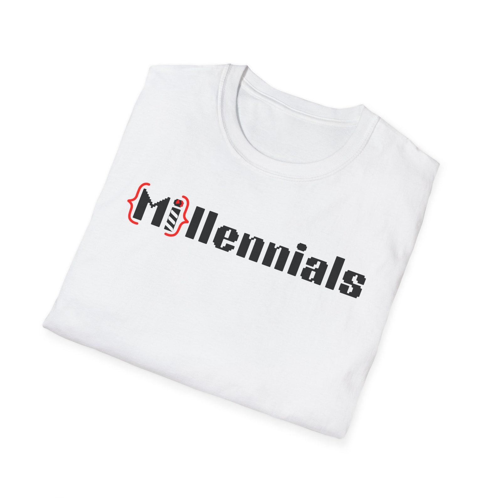 Millennials T-Shirt: 90s Baby, Old School Style 4XL