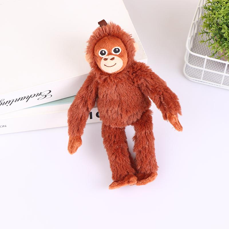 Cute Plush Key Chain Fur Monkey Toys Orangutan Keychain Women Bag Pendant Car Trinket Decorate
