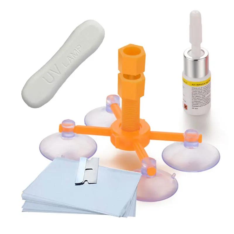 Windshield Damage Repair Fluid Car Cracked Glass Windscreen Scratch Repair Tool Kit Resin Sealer Auto Window Screen Polishing