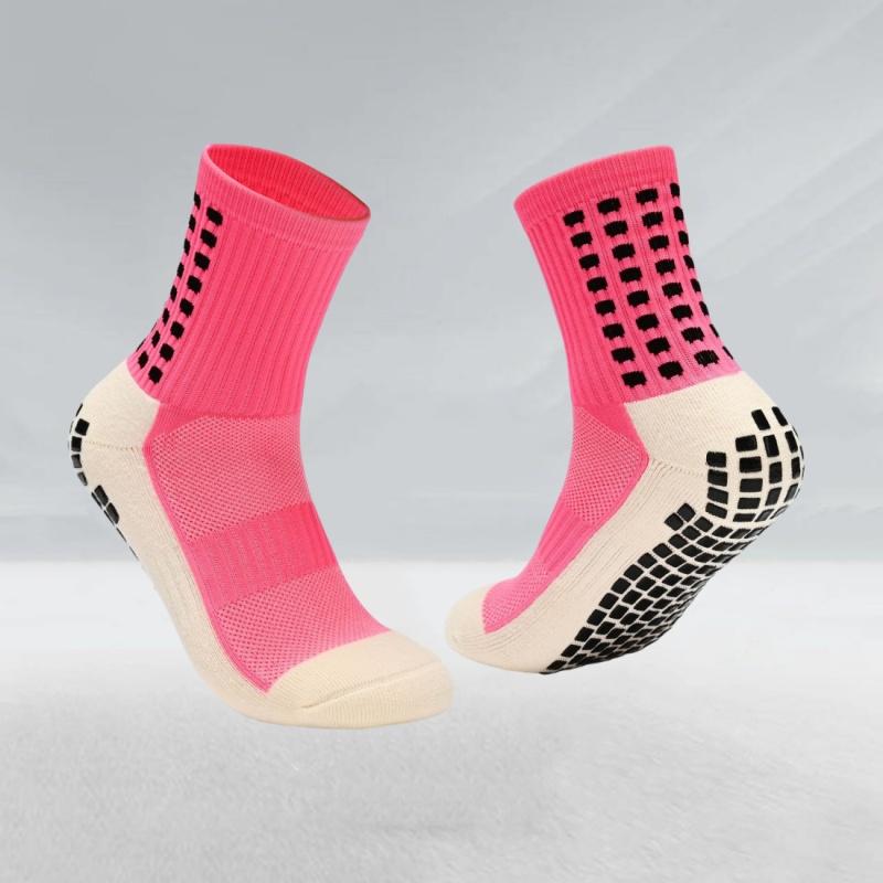 Anti-slip Football Socks Non-slip Soccer Basketball Tennis Outdoor Sport Socks Grip Cycling Riding Men Socks