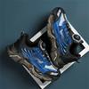Fashion Two Tone Black Men's Gray Shoes Training Sneakers 45 Size Genuine Sports Kit Shoos Particular Badkets Krasovka Snearkers