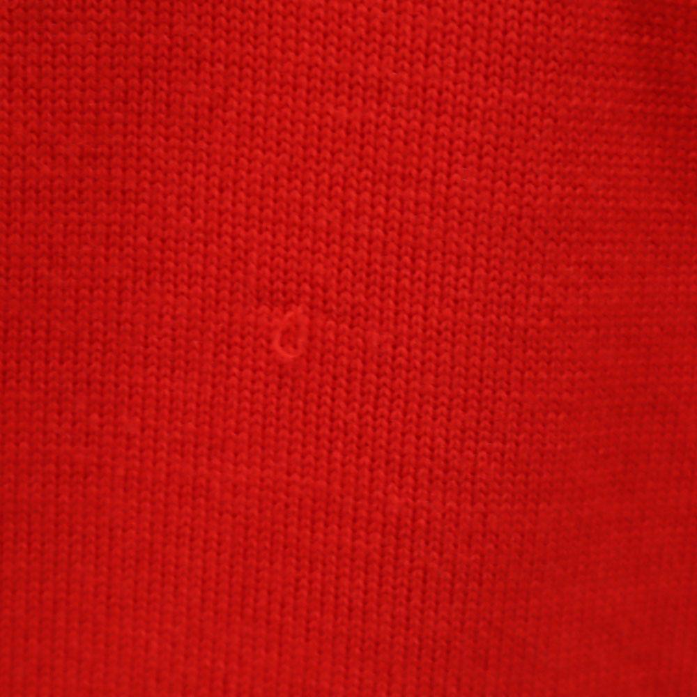 KENZO GOLF 90s Made In Japan Old Knit Jacket 1 Red Women Used