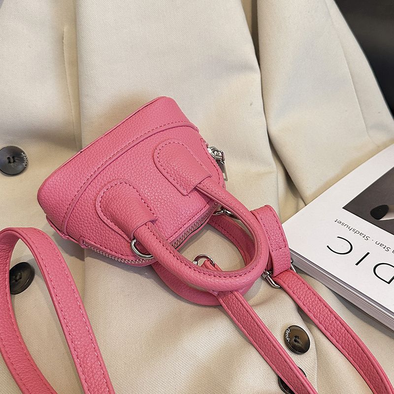 

Western Style Summer Rose Pink Dopamine Lipstick Mini Bag Pink