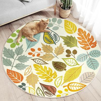 Tapis de sol antidérapant, pour porte de salle de bain, de dessin animé, de chaise ronde, de jeu pour enfants, pour chambre à coucher et salon