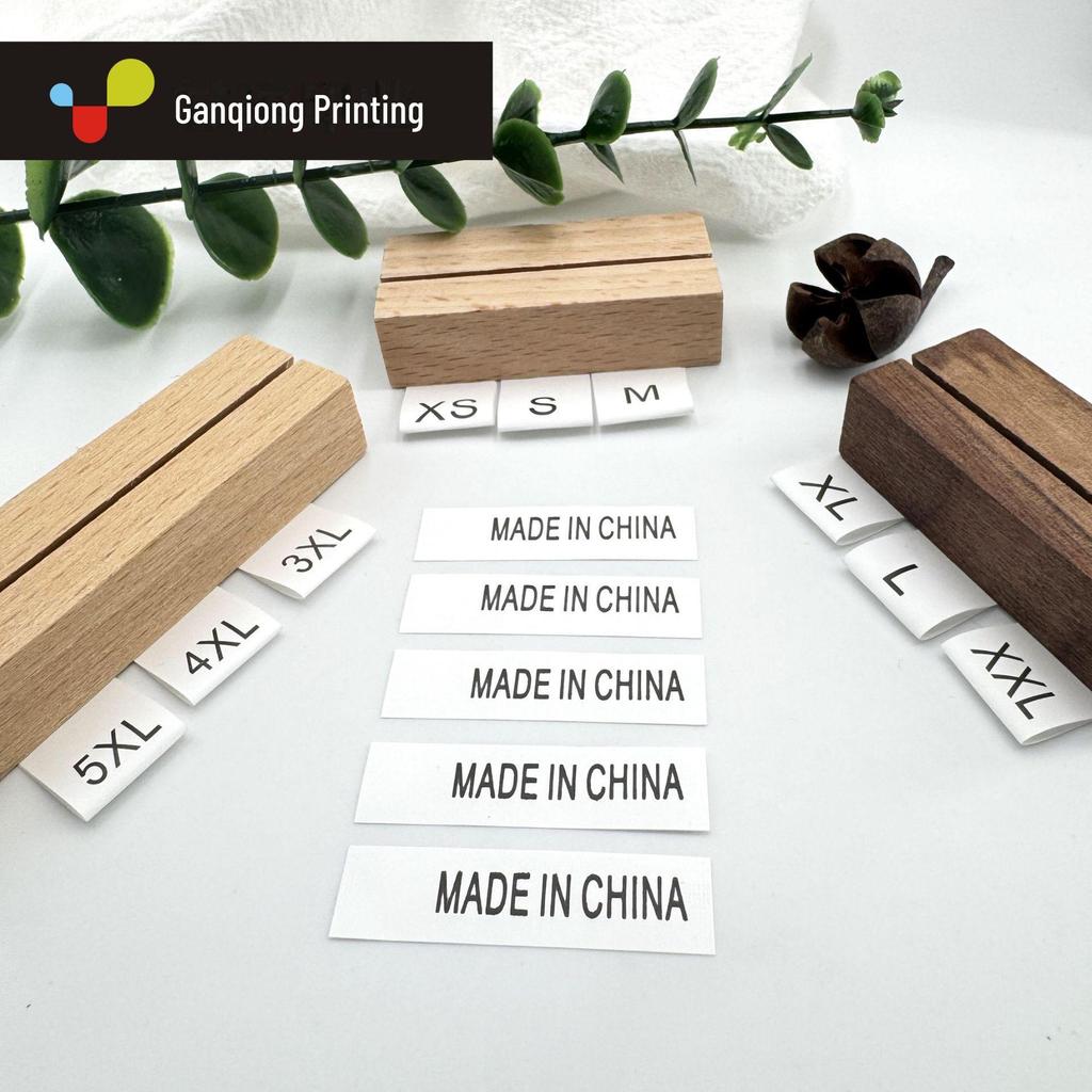 Custom Clothing Washing Labels - Ready-Made and Origin: Made In China