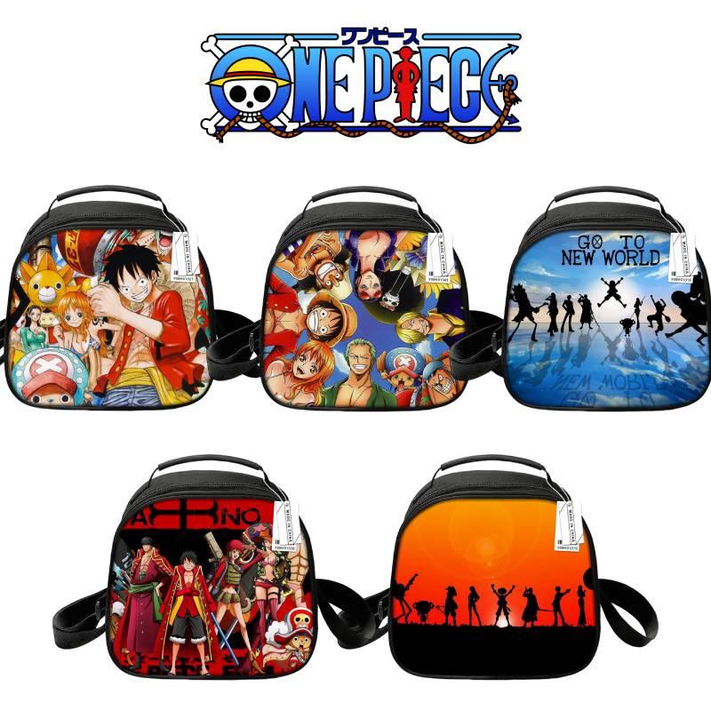 Customizable Cartoon Anime One Piece Lunch Box Cute Round Lunch Bag With Thermal Insulation Portable And Convenient