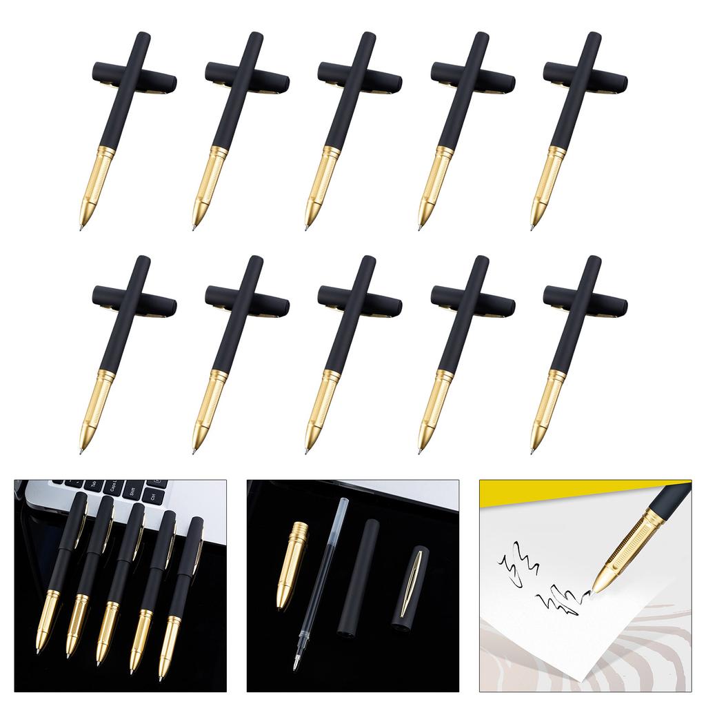 Signature Pen Rolling Ball Pen Quick-Drying Liquid Ink Pen 1mm Point Rollerball Pen Straight Gel Ink Pen for Writing