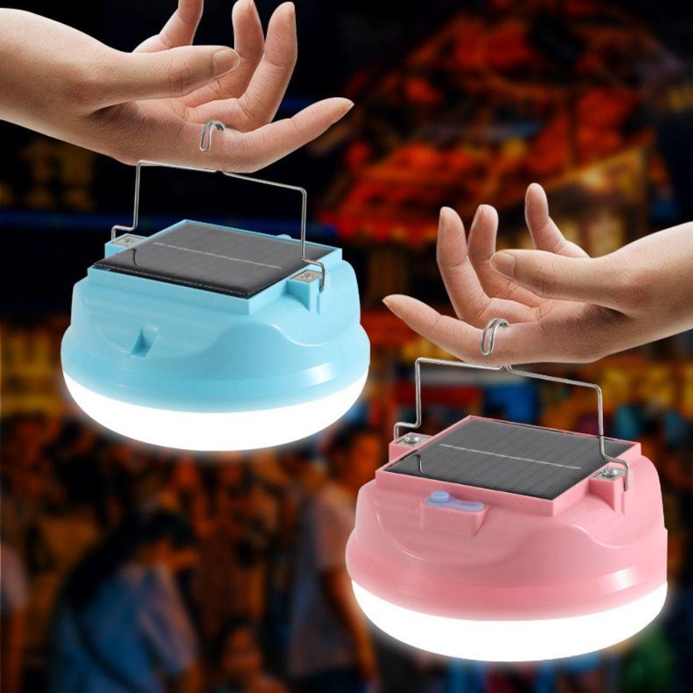 3 Lighting Modes Solar Powered LED Camping Light Waterproof Solar Bread Light  Camping