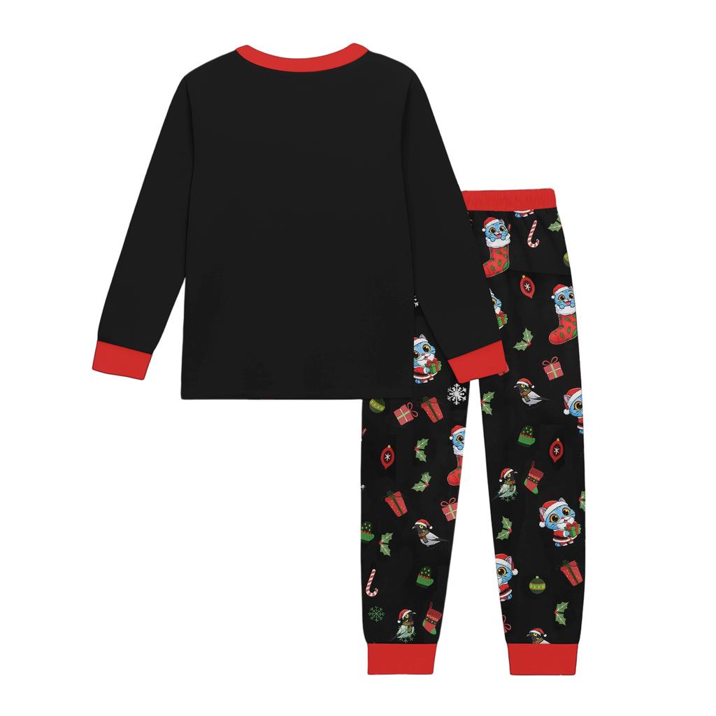 Girls Pants Set Kids Tee Shirt 2PCS Long Sleeve Cartoon Clothing Outfit