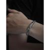 New 925 Thai Silver Men 'S Bracelet Flat Chain Keel Thai Silver Woven Bracelet Men And Women Can Wear Men 'S Silver Bracelet