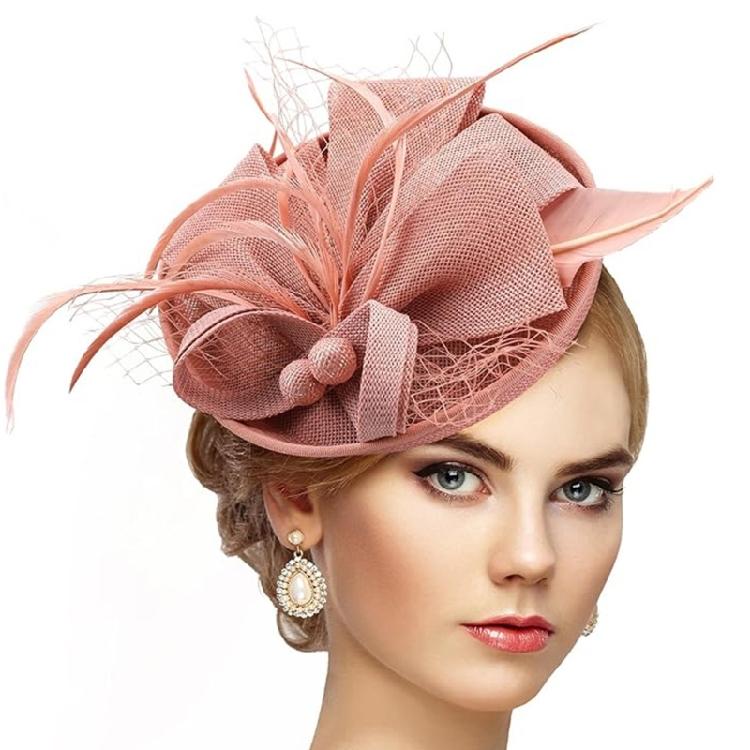 Trendy Raffia Bucket Hat With Feather Detail Comfort Fit And Adjustable Strap For Casual Or Formal Wear
