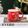 Cute Cartoon Christmas Mug Creative Christmas Souvenir Ceramic Cup Coffee Cup