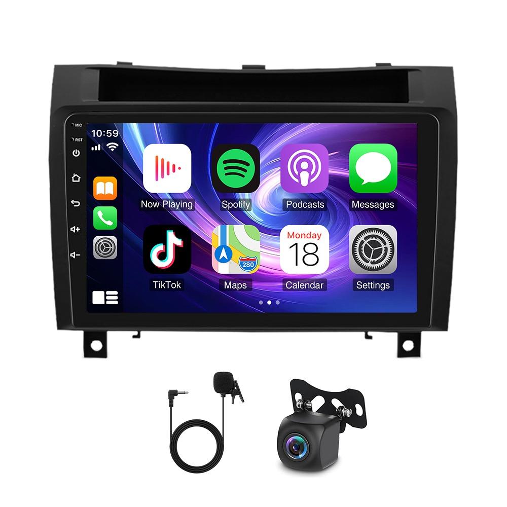 9inch Car Radio Stereo Android 15 GPS Navi for Benz SLK 2004-2011 Fit for Carplay Android Auto SWC Car Player DSP FM/RDS 2G+64GB