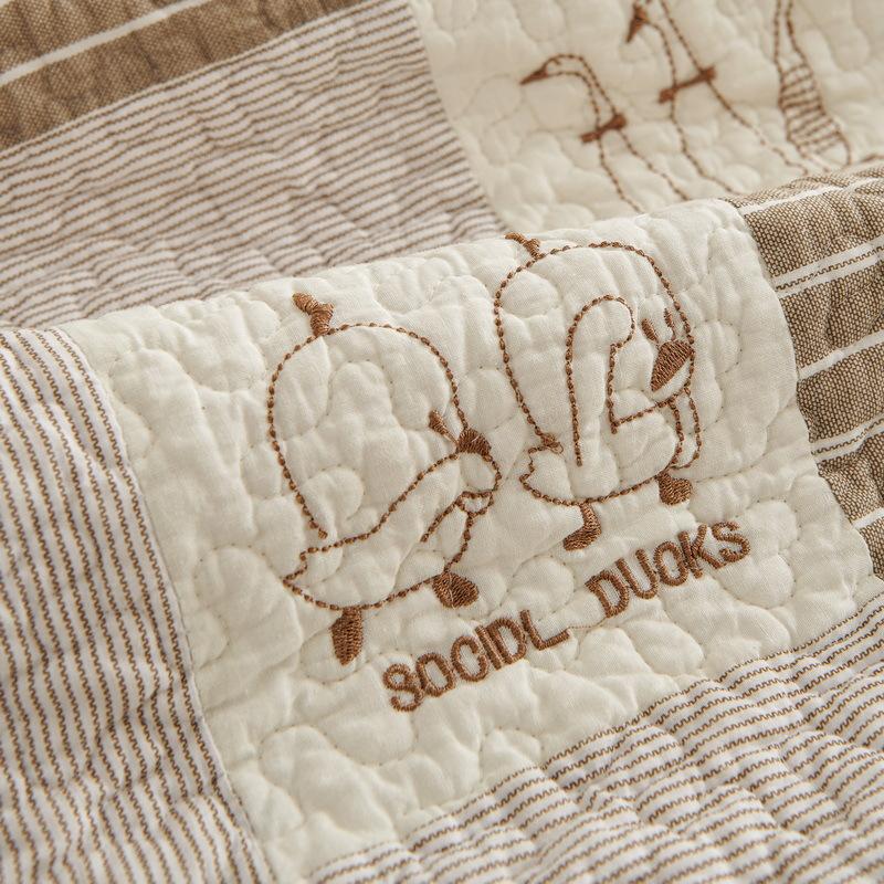 Four Seasons Cotton Non-Slip Sofa Cushion Pure Cotton Fresh Cartoon  Seat Cushion Universal Leather Sofa Towel Cover Cover Cloth