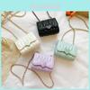 Modern Mini Heart Shaped Chain Shoulder Bag For Kids Stylish Pu Leather Handbag