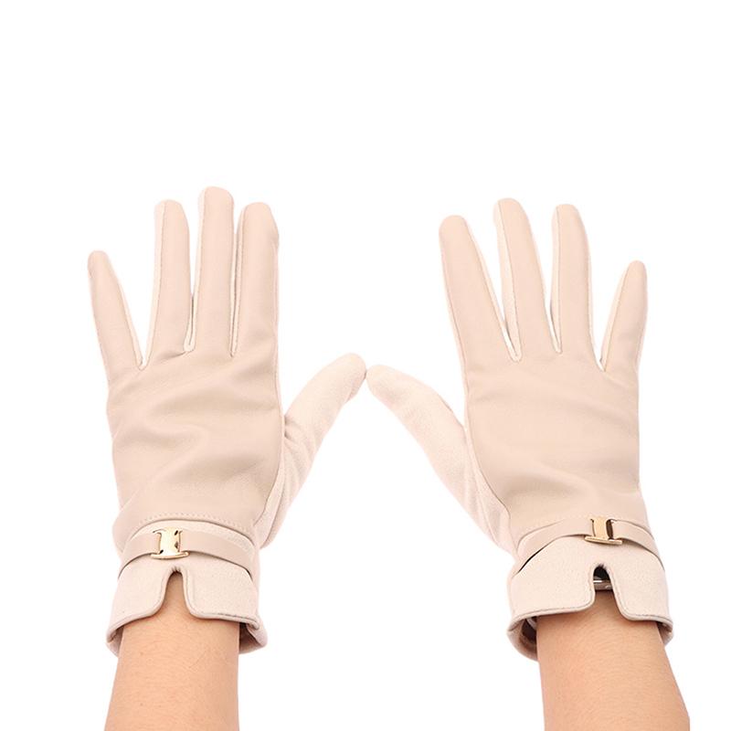 Winter Women Keep Warm Touch Screen Plus Fleece Gloves Elegant Fashion Personality Soft Drive Cycling