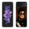 Custodia per Telefono Michael Jackson Per Samsung Galaxy Z Flip 6 5 4 3 5G Nera Coque Rigida Z Flip 7 Cover Z Flip 5 Custodia Capa Fas