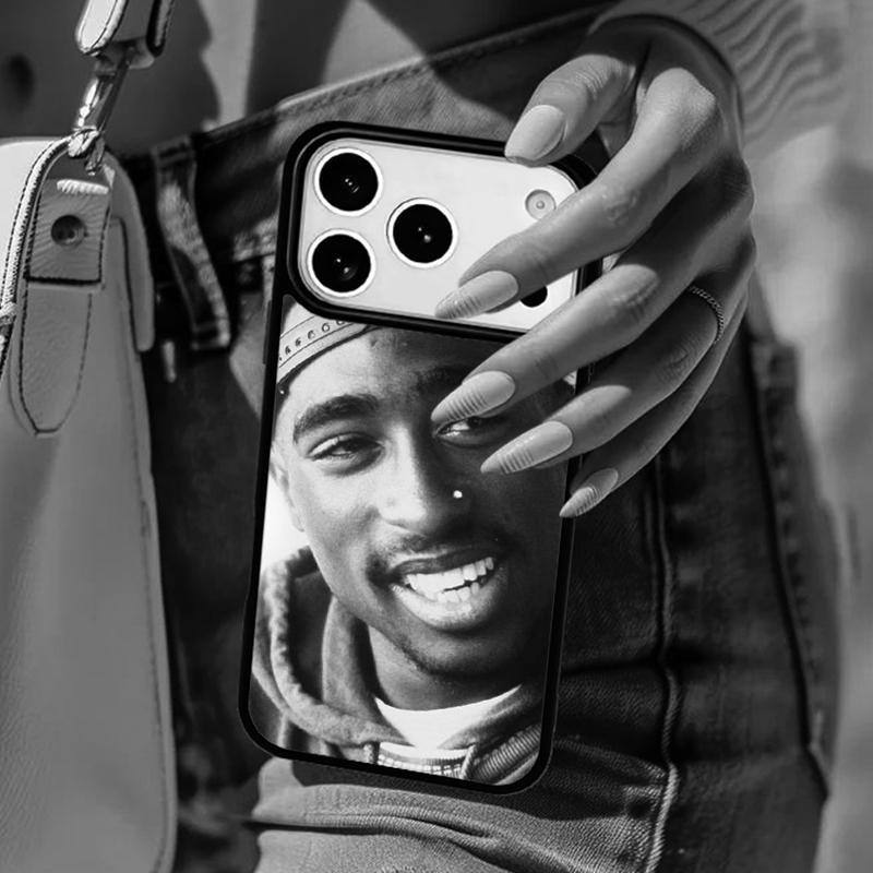 2Pac Tupac Shakur Signed Rap Rapper Phone Case For iPhone 17 Air 14 15 13 12 Max Cover For Apple 15 16 16e 11 Pro Max Plus Coque