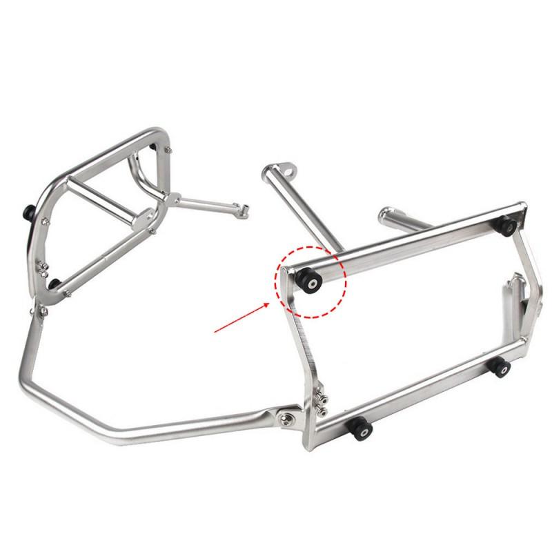 Motorcycle Aluminum Rear Storage Box Accessory Kit With Quick-Release Mount Lock Core Fasteners Side Case Hardware