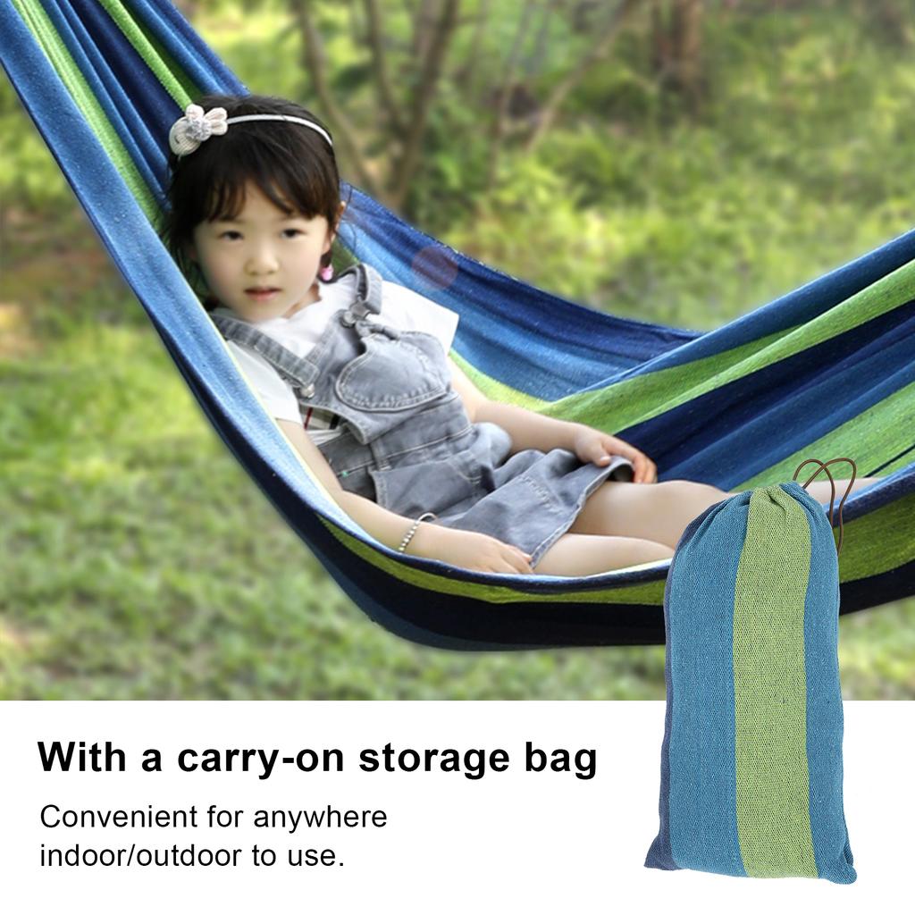 Camping Hammock Portable Outdoor Travel Hammock with 250kg Load Capacity