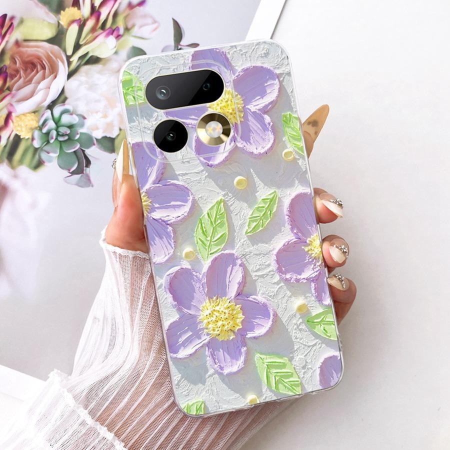 For Realme 16 Pro Case Flowers Butterfly Painted Cover Soft Silicone Casing For Realme16 16Pro 16 Pro+ Plus Phone Case