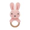 Knitted Cross-Stitch Plush Animal Doll - Cute Rabbit & Bear Companion