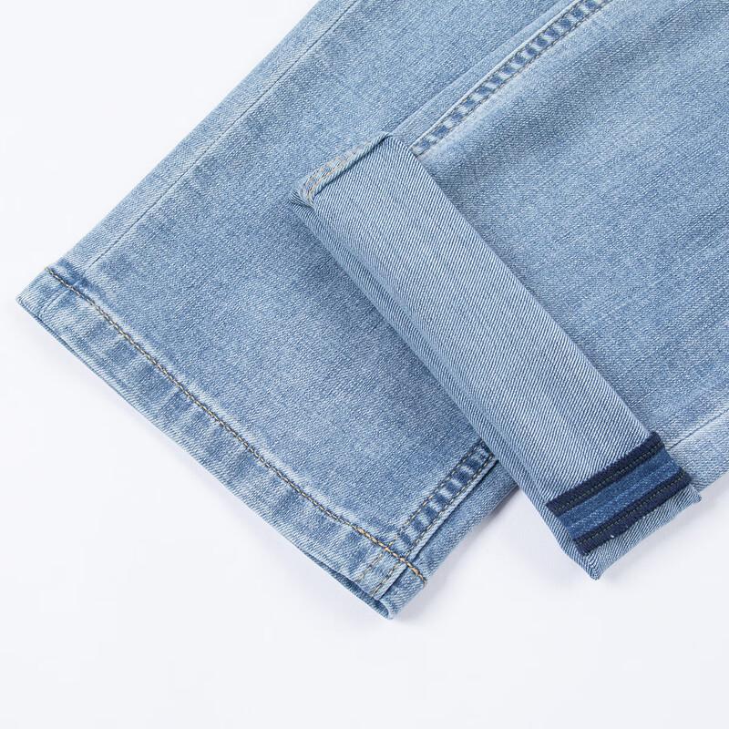 MONTAGUT Herren Business Casual Straight Leg Jeans