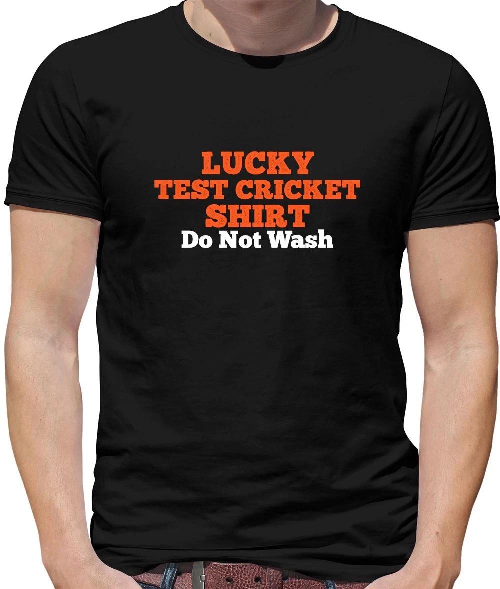 Lucky Test Cricket Shirt - Mens T-Shirt - Player Love World Cup Bat Ball XXL