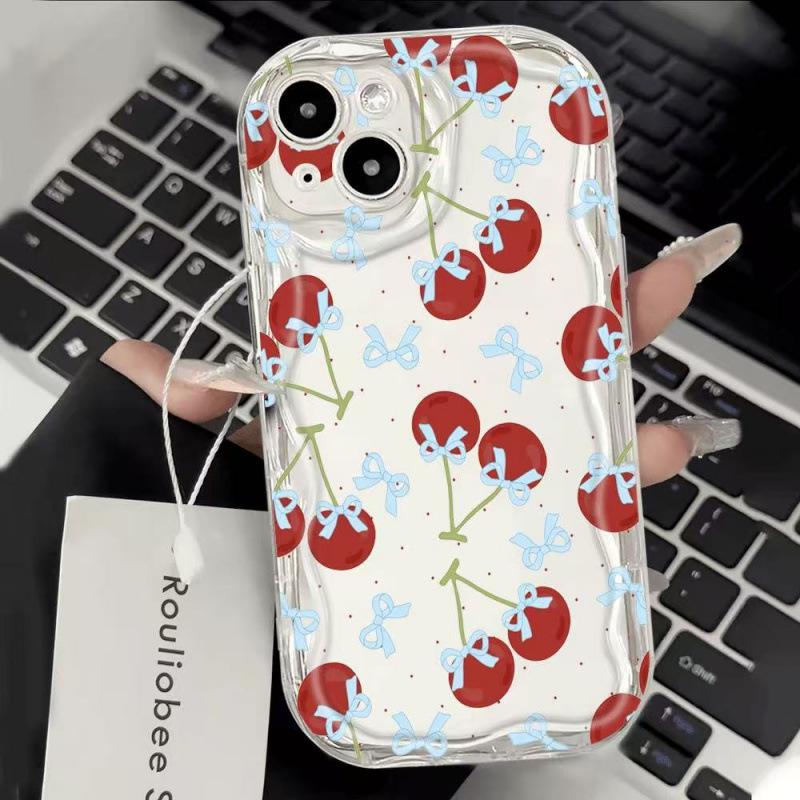 

Чехол в корейском стиле для iPhone 17 для iPhone 15/16/14 Pro/13/12 - Новый трансграничный дизайн для Pro Max и женских пользователей iPhone 12