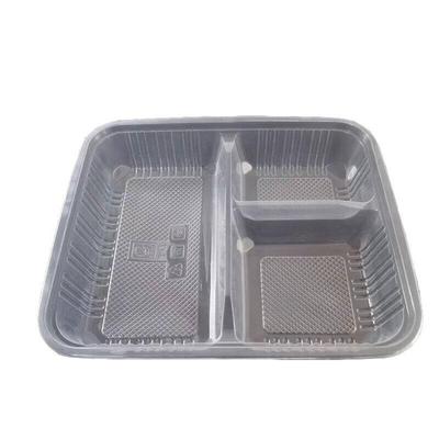 Nanqiao Rectangular 3-Compartment Disposable Takeout Lunch Boxes