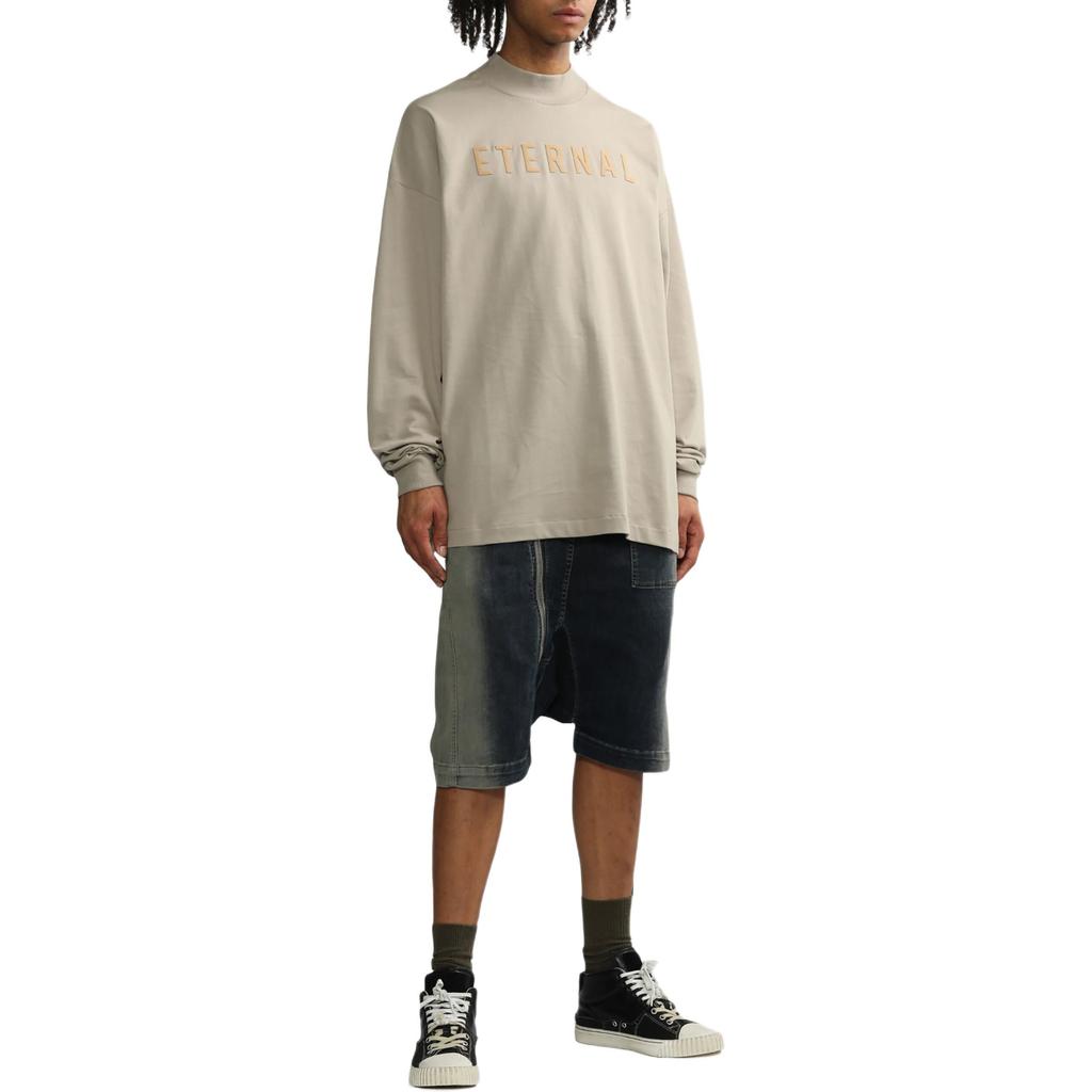 Fear of God Eternal Long-Sleeve T-Shirt Dusty Beige Men Tops Tan FGE50002AJER252
