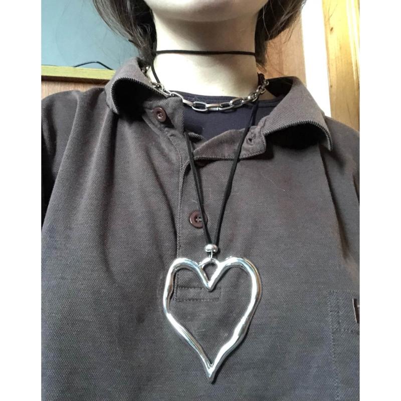 Náhrdelník Choker Řetízek s přívěskem Nepravidelný tvar srdce Náhrdelník s přívěskem Slitina Materiál Party Šperky pro Dívky Ženy Dárky