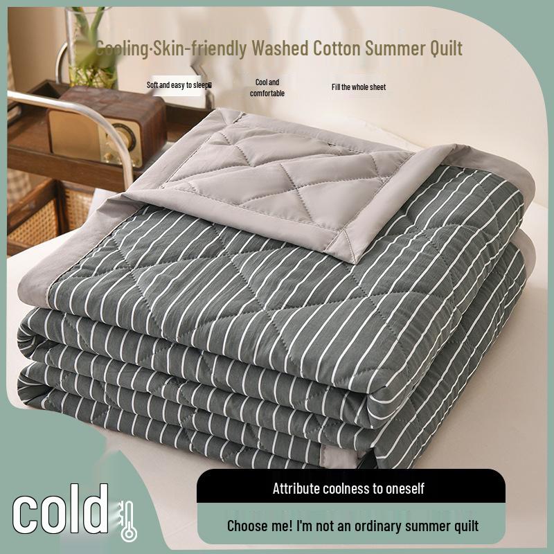 Washable Cotton Summer Quilt: Perfect for Events, Gifts, and Air Conditioning Use