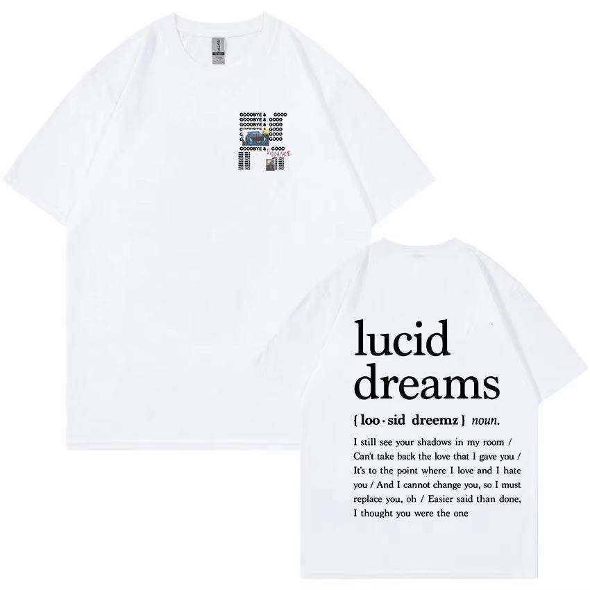 2026 Juice Wrld Rapper Graphic Print T-Shirt Summer Casual Men s Cotton Short Sleeve Round Neck Loose Fit Urban Style Tee 4XL