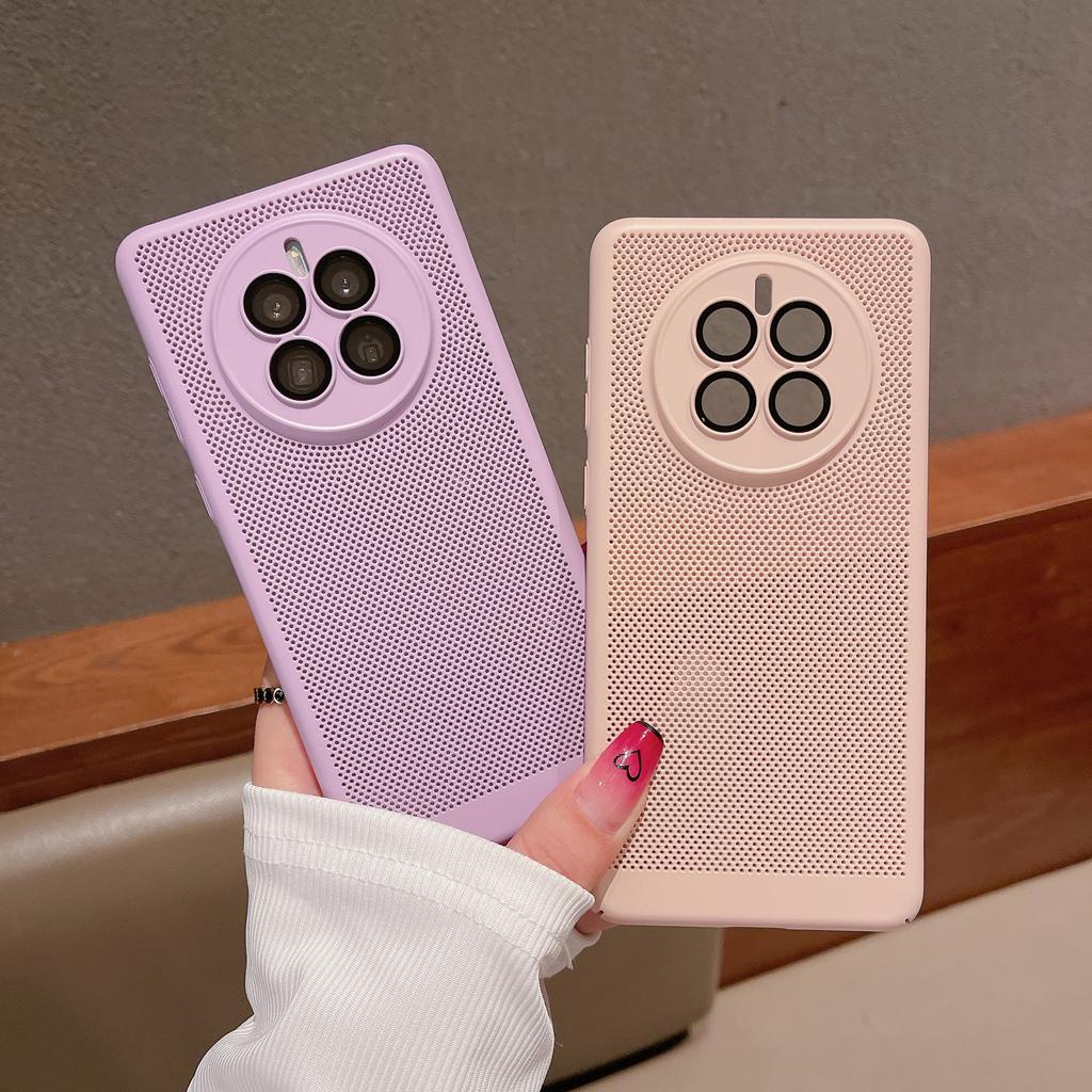 Applicable To P60 Huawei MATE60 Breathable Heat Dissipation Mobile Phone Case Guard Heat Dissipation Mesh Case P60PRO Mesh Case Honor 90